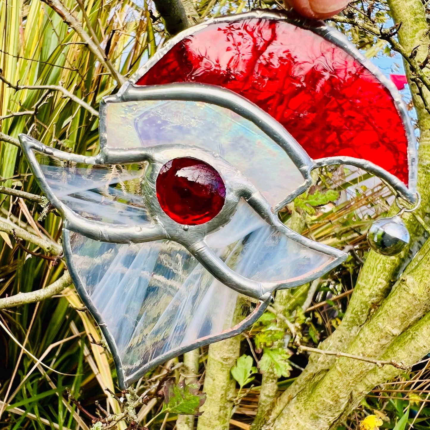 Stained Glass Santa/Father Christmas Tree decoration